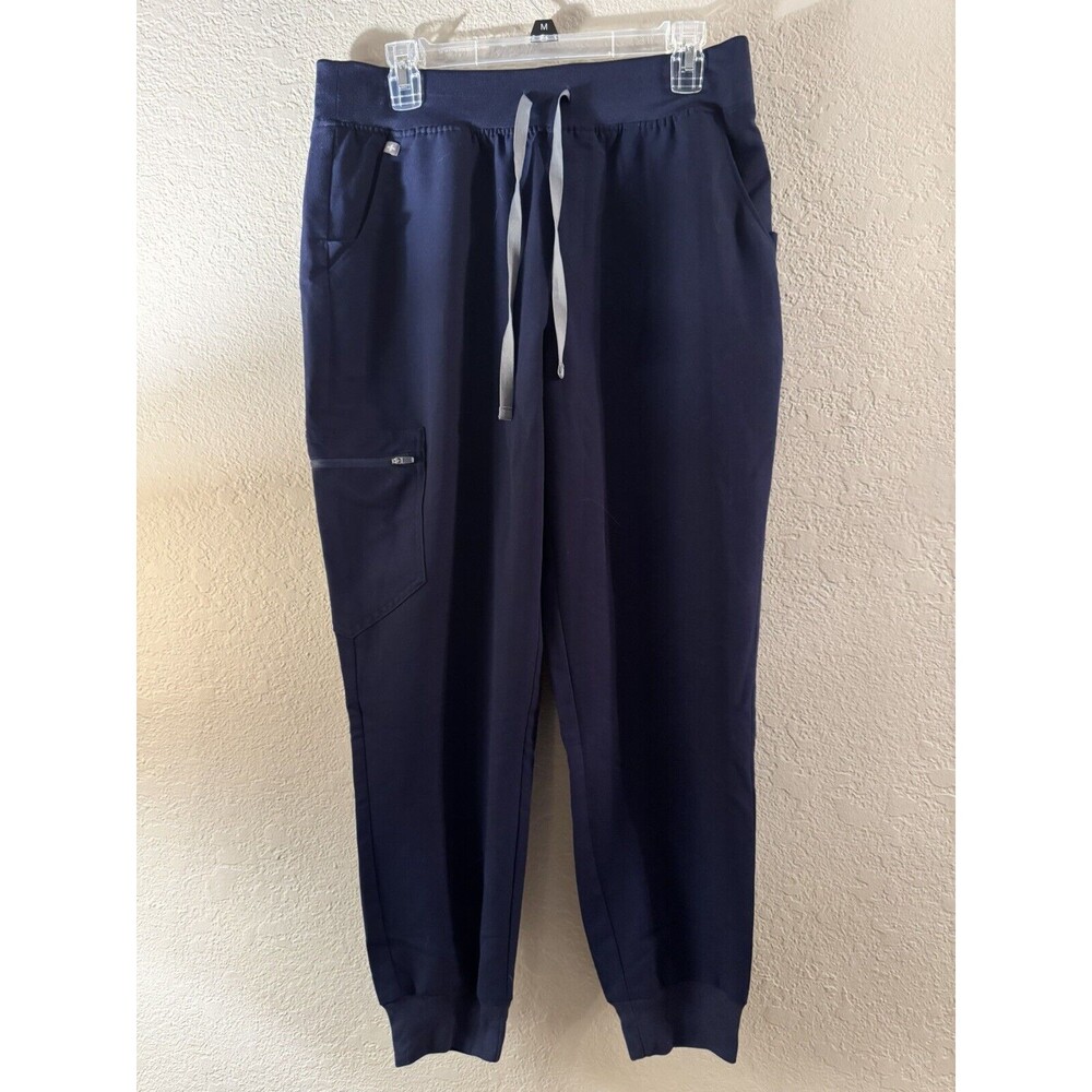 FIGS Zamora Navy Blue Scrub Pants Joggers Size LP